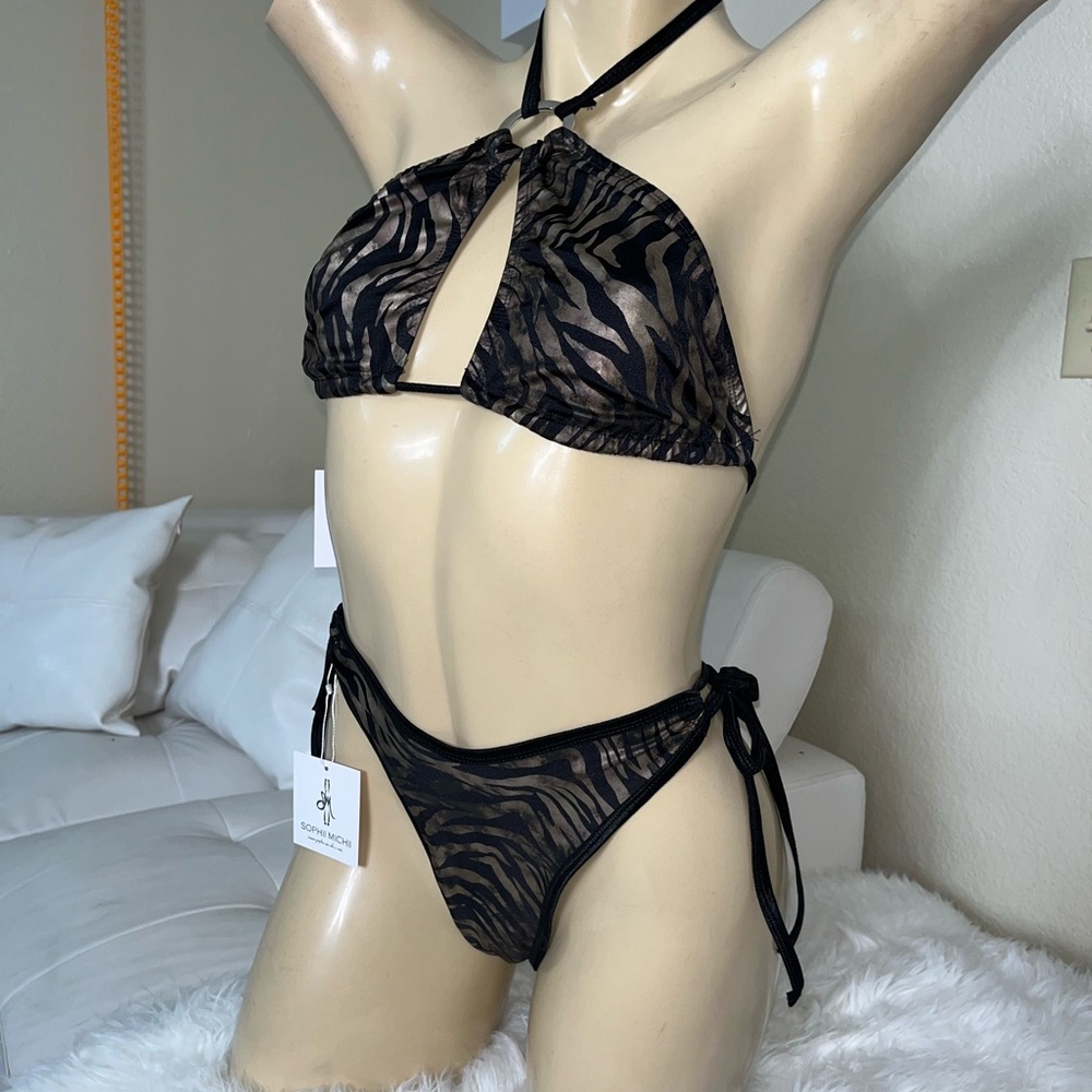 High cut thong bikinis. Super hot! Made by me.